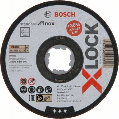 Будкрам купити X-LOCK Відрізний диск Standard for Inox 125x1.6x22.23мм прямий