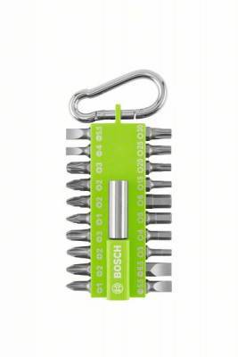 Будкрам купити Набір 20 біт + тримач з карабіном світло-зелений