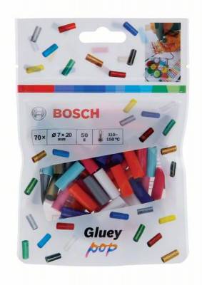 Будкрам купить Клеевые стержни для Gluey 7x20 мм 70 шт. цветные POP