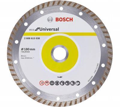 Будкрам купити Алмазний диск ECO Universal Turbo 180-22,23
