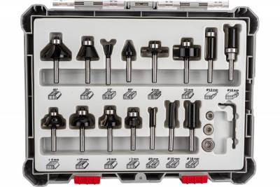 Будкрам купити Набір фрез змішаний 6мм. 15шт. Набір фрез змішаний 6мм. 15шт. 4