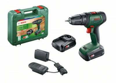 Будкрам купити Акумуляторний дриль-шуруповерт Bosch UniversalDrill 18V у валізі, 2 акб 18V 1.5Ah та з/п Акумуляторний дриль-шуруповерт Bosch UniversalDrill 18V у валізі, 2 акб 18V 1.5Ah та з/п 2