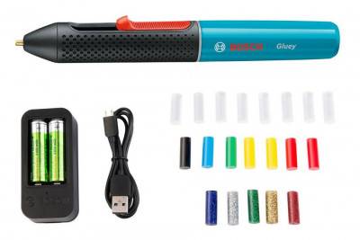 Будкрам купити Клейовий пістолет GLUEY Lagoon Blue Клейовий пістолет GLUEY Lagoon Blue 2