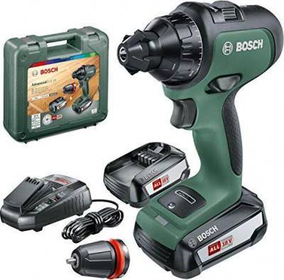 Будкрам купити Акумуляторний безщітковий шуруповерт Bosch AdvancedDrill18 у валізі з 2 акб та з/п Акумуляторний безщітковий шуруповерт Bosch AdvancedDrill18 у валізі з 2 акб та з/п 2