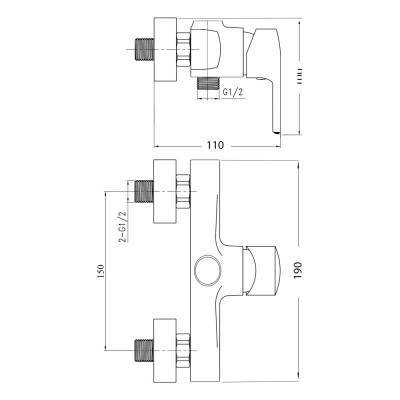 Будкрам купить Смеситель для душа GF (WCR)S-07-010 Смеситель для душа GF (WCR)S-07-010 4