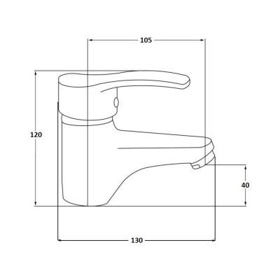 Будкрам купить Смеситель для раковины Lidz (CRM) 20 38 001 00 Смеситель для раковины Lidz (CRM) 20 38 001 00 4