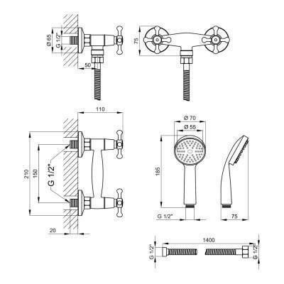 Будкрам купить Смеситель для душа SW Armatura 363 Смеситель для душа SW Armatura 363 4