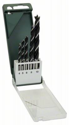 Будкрам купить Набор спиральных сверл по дереву 5 шт D4-10