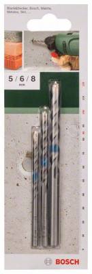 Будкрам купить 3 Сверла Бетон Набор 5x85мм; 6x110мм; 8x120мм