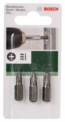 Будкрам купить 3 бита 25 ММ PH1/2/3 XH