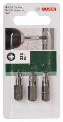 Будкрам купить 3 бита 25 ММ PZ1/2/3 XH