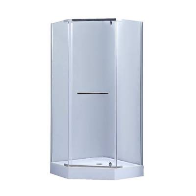 Будкрам купити Душова кабіна Lidz Dozorca SC90x90.CRM.LOW.TR, скло прозоре 6 мм