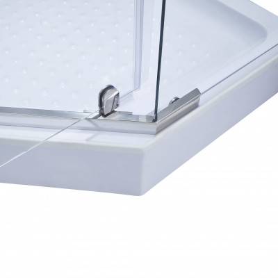 Будкрам купити Душова кабіна Lidz Dozorca SC90x90.CRM.LOW.TR, скло прозоре 6 мм Душова кабіна Lidz Dozorca SC90x90.CRM.LOW.TR, скло прозоре 6 мм 7