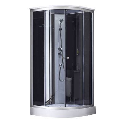 Будкрам купить Душевой бокс Lidz Tani SB90x90.SAT.LOW.GR, стекло тонированное 4 мм