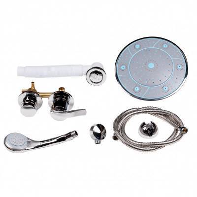 Будкрам купить Гидромассажный бокс Lidz Majatek SBM90x90.BLA.HIGH.TR, стекло прозрачное 5 мм Гидромассажный бокс Lidz Majatek SBM90x90.BLA.HIGH.TR, стекло прозрачное 5 мм 9