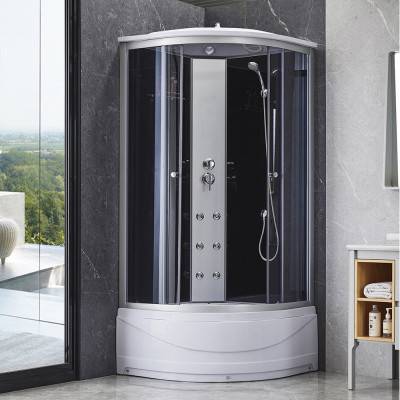 Будкрам купить Гидромассажный бокс Lidz Tani SBM90x90.SAT.HIGH.GR, стекло тонированное 4 мм Гидромассажный бокс Lidz Tani SBM90x90.SAT.HIGH.GR, стекло тонированное 4 мм 12