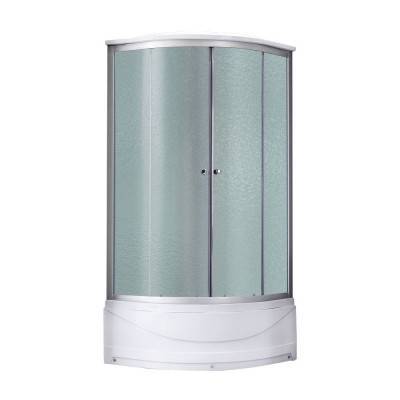 Будкрам купить Гидромассажный бокс Lidz Tani SBM100x100.SAT.HIGH.FR, стекло Frost 4 мм