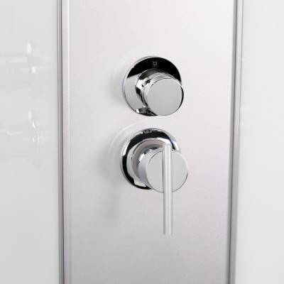 Будкрам купить Гидромассажный бокс Lidz Tani SBM100x100.SAT.HIGH.FR, стекло Frost 4 мм Гидромассажный бокс Lidz Tani SBM100x100.SAT.HIGH.FR, стекло Frost 4 мм 9