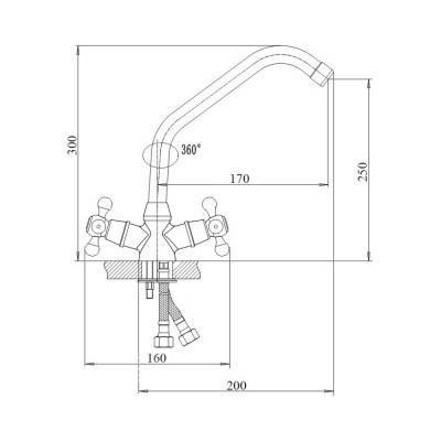 Будкрам купить Смеситель для кухни SW Mayfair EC 271 Смеситель для кухни SW Mayfair EC 271 4