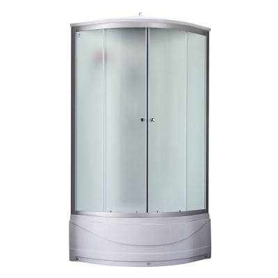 Будкрам купить Душовий бокс Lidz Tani SB90x90.SAT.HIGH.FB, стекло Fabric 4 мм