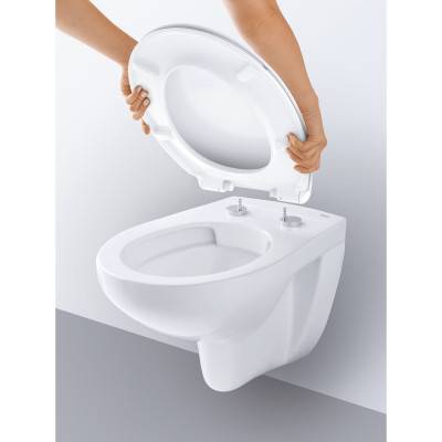 Будкрам купить Унитаз подвесной Grohe Bau Ceramic безободковый 39427000 Унитаз подвесной Grohe Bau Ceramic безободковый 39427000 4