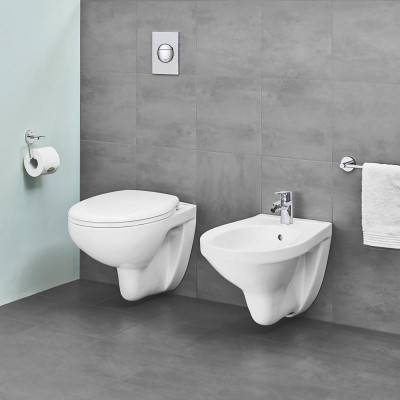 Будкрам купить Унитаз подвесной Grohe Bau Ceramic безободковый 39427000 Унитаз подвесной Grohe Bau Ceramic безободковый 39427000 6