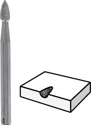 Будкрам купить Насадка из вольфрамового карбида с яйцевидным наконечником 3,2 мм (9911) Насадка из вольфрамового карбида с яйцевидным наконечником 3,2 мм (9911) 2