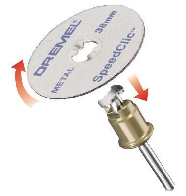 Будкрам купить Набор насадок для резки по металу с системою EZ SpeedClic SC406, 38 мм, 2 шт.