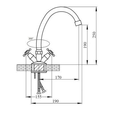 Будкрам купить Смеситель для кухни SW Olympic 2712 Смеситель для кухни SW Olympic 2712 4