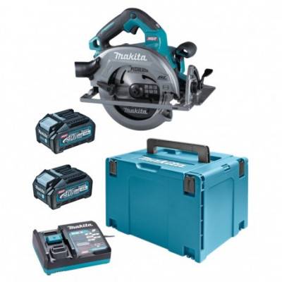 Будкрам купить Аккумуляторная дисковая пила XGT, 40 V Max, 190 мм, аккумулятор. BL4040x2 шт., зар. устройство DC40RA, Mak