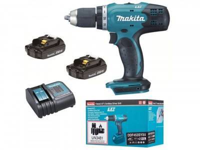Будкрам купити Акумуляторний дриль-шуруповерт Makita DDF453SYX4, 2 акб, з/п