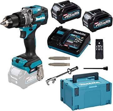 Будкрам купити Акумуляторний ударний дриль-шуруповерт Makita XGT 40 V MAX HP001GD201, 2 акб BL4025, з/п DC40RA, кейс Makpac Акумуляторний ударний дриль-шуруповерт Makita XGT 40 V MAX HP001GD201, 2 акб BL4025, з/п DC40RA, кейс Makpac 2