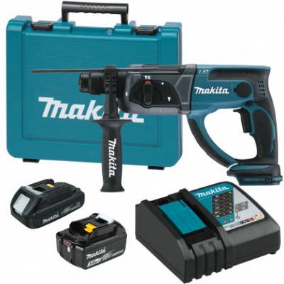 Будкрам купити Акумуляторний перфоратор DHR202RX4, SDS-PLUS LXT; 3Ач-1шт; 1,5Ач-1 шт; DC18RC