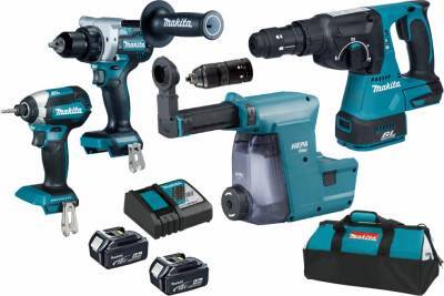 Будкрам купити Набір електроінструментів LXT (DDF486, DTD153, DHR243, DC18RC, BL1850Bx2)