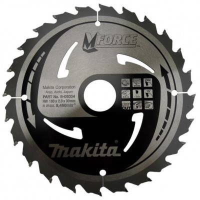 Будкрам купити Диск пиляльний по деревині MForce 180x30 мм 24Т
