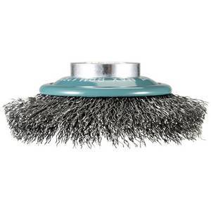 Будкрам купить Проволочная конусная щетка с гофрированной проволокой (сталь) X-LOCK 100/0,3 мм