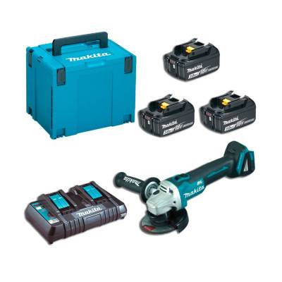 Будкрам купити Набір акумуляторів LXT (BL1850Bx3, DC18RD, Makpac4) + DGA504Z