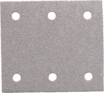 Будкрам купити Білий шліфувальний папір 114х102 мм К100, 6 отворів, 50 шт.