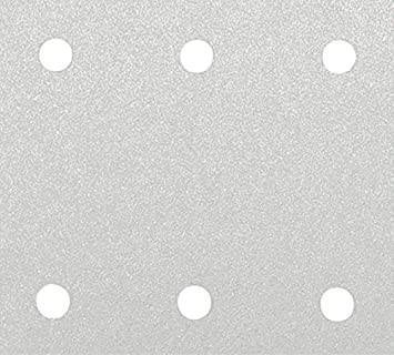 Будкрам купити Білий шліфувальний папір 114х102 мм К240, 6 отворів, 10 шт.