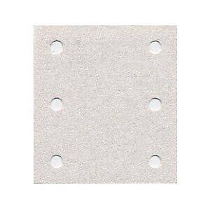 Будкрам купити Білий шліфувальний папір 114х102 мм К320, 6 отворів, 10 шт.