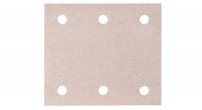 Будкрам купити Білий шліфувальний папір 114х102 мм К320, 6 отворів, 50 шт.