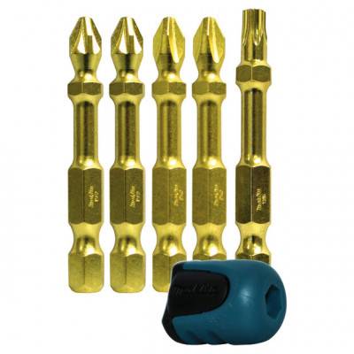 Будкрам купить Набор бит Impac Gold 5шт. с держателем Mag Boost (PZ2 x2, PH2 x2, T25)