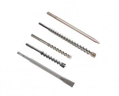 Будкрам купити Набір бурів та зубил SDS-MAX MAK4, 5 шт.