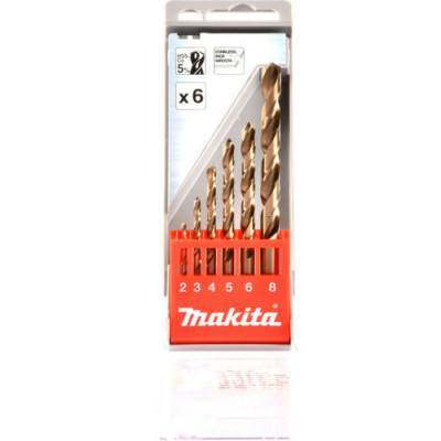 Будкрам купить Набор сверл HSS-Co по металлу 2-8 мм, 6 шт.