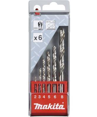 Будкрам купить Набор сверл HSS-G по металлу 2-8 мм, 6 шт.
