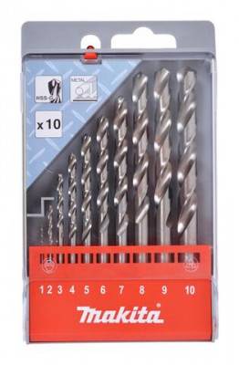 Будкрам купить Набор сверл HSS-G по металлу 1-10 мм, 10 шт.