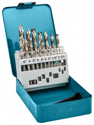 Будкрам купить Набор сверл HSS-G по металлу 1-10 мм, 19 штук D-54025