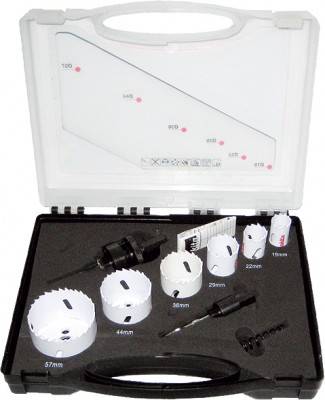 Будкрам купить Набор коронок для сантехники (19,22,29,38,44,57 мм), 6 шт.