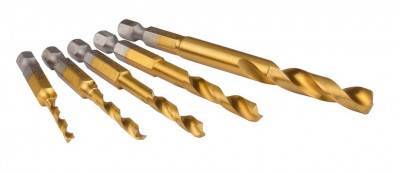 Будкрам купить Набор сверл HSS-TiN для ударного шуруповерта 3,4,5,6,8 мм, 5 шт. Набор сверл HSS-TiN для ударного шуруповерта 3,4,5,6,8 мм, 5 шт. 2