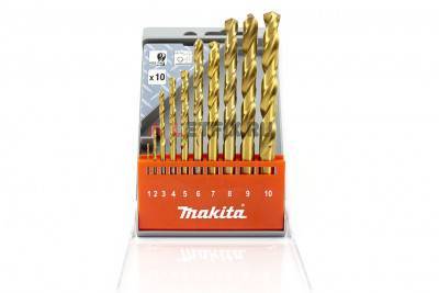 Будкрам купить Набор сверл HSS-TIN по металлу 1-10 мм, 10 шт.